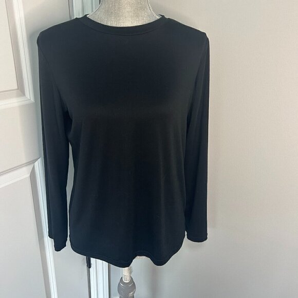 Real Essentials Tops - Black Real Essentials Long Sleeve Shirt Size S NWOT